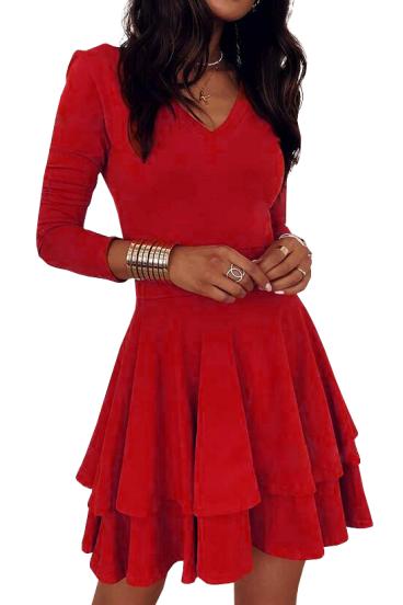 Eleganta mini kleita ''Kyliana'', sarkana