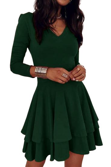 Eleganta mini kleita ''Kyliana'', zaļa
