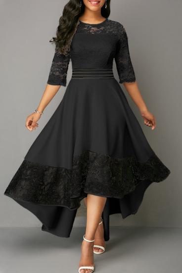 Eleganta kleita ar mežģīnēm ''Bianca'', melna