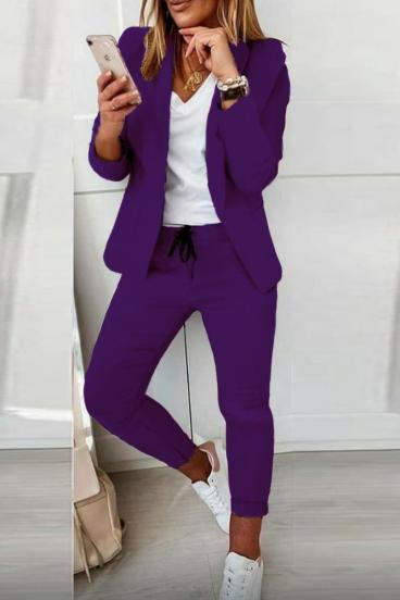 Elegants vienkrāsains bikškostīms ''Estrena'', violets