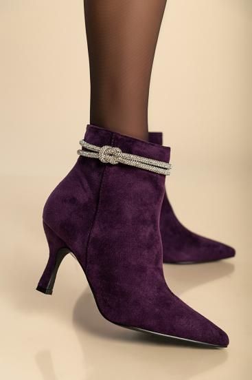 Puszābaki ar papēžiem, violeti