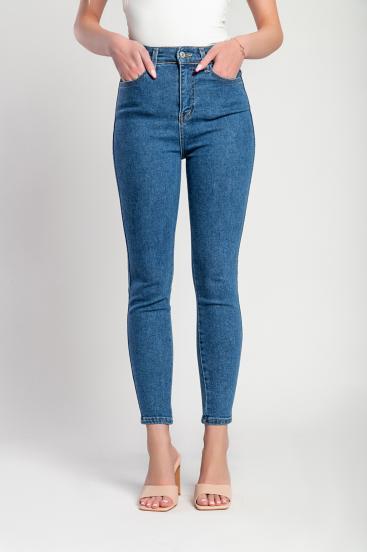 "Luxe Jeans" Pieguļoši džinsi ar augstu vidukli