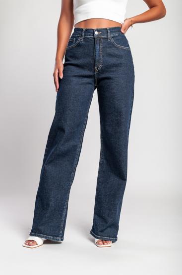 "Luxe jeans" Super stretch džinsi ar augstu vidukli ar platām kājām