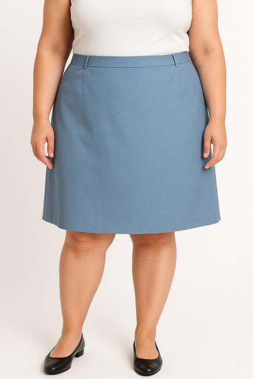 Plus izmēra eleganta svārki, zili