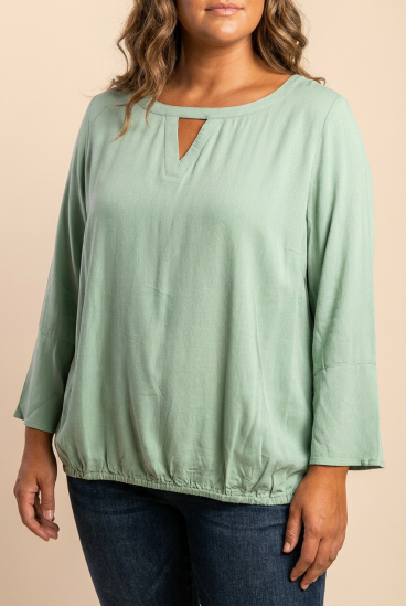 Plus izmēra blūze, piparmētra