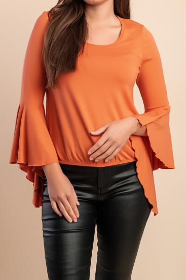 Eleganta blūze, oranža